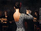 Fabian Perez Tablado Flamenco V painting